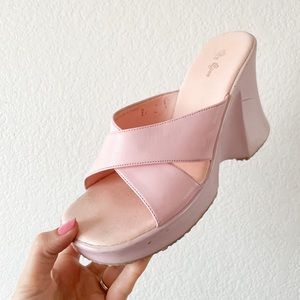 Y2K Baby Pink Platform Heels